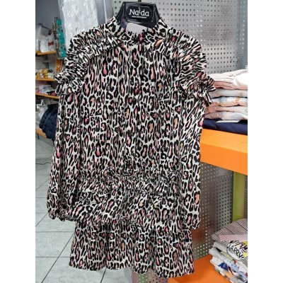 Vestito bimba maculato