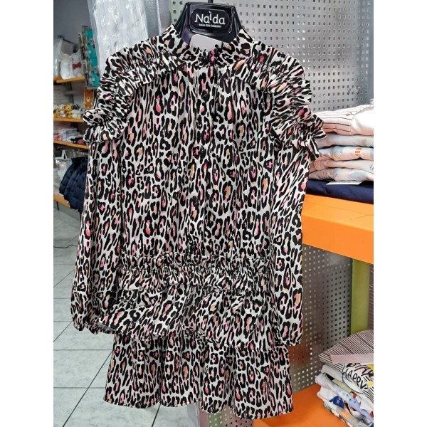 Vestito bimba maculato